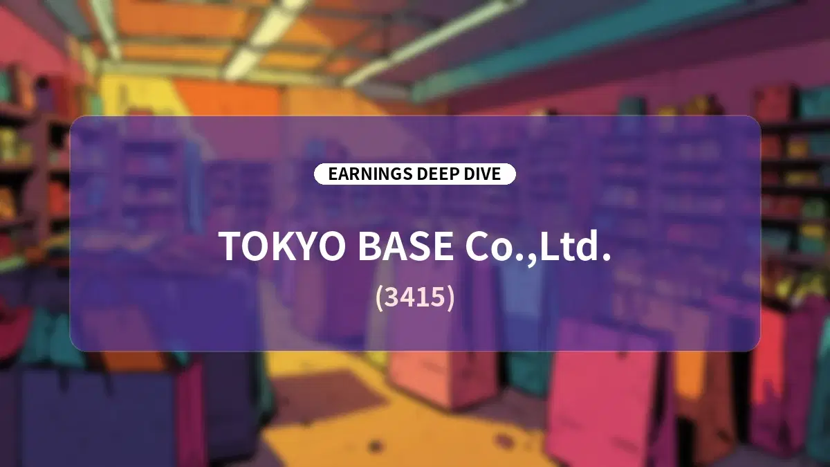 TOKYO BASE 2027年1月期 上半期決算:インバウンド急伸と在庫適正化が進展、グローバル展開を加速