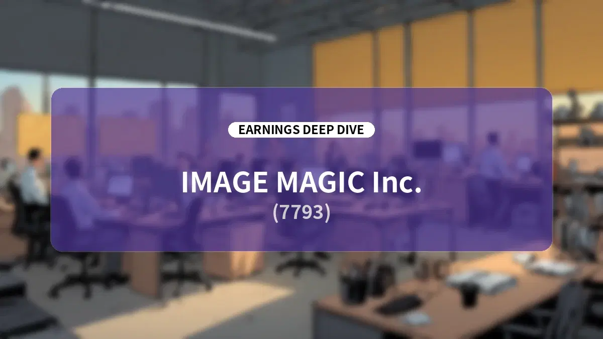 Image Magic H1 FY2026 Earnings Report: Accelerating Growth in On-Demand Services and Evolution of Platform Strategy